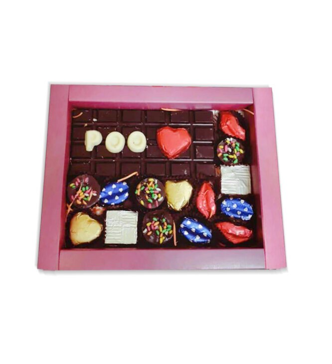 Customize Chocolates Gift With Name & Heart