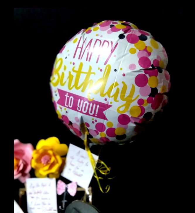 Customize Gift with Wooden, Chocolates, Birthday Balloon - Image 3
