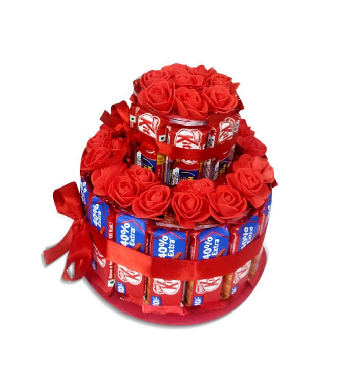 Kitkat Chocolates Tower ( 2 Layer )