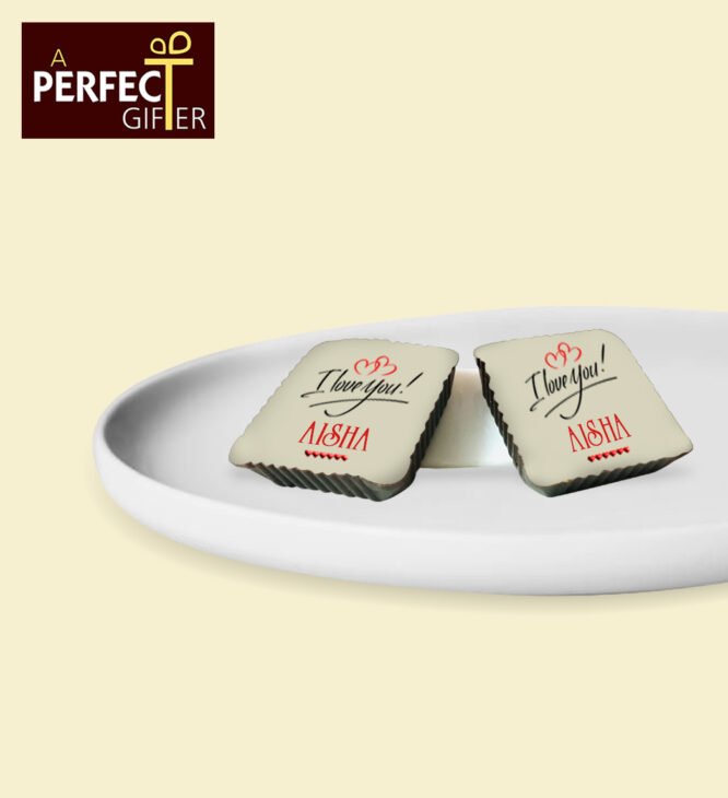 I Love You Personalized  Chocolates Gift - Image 3