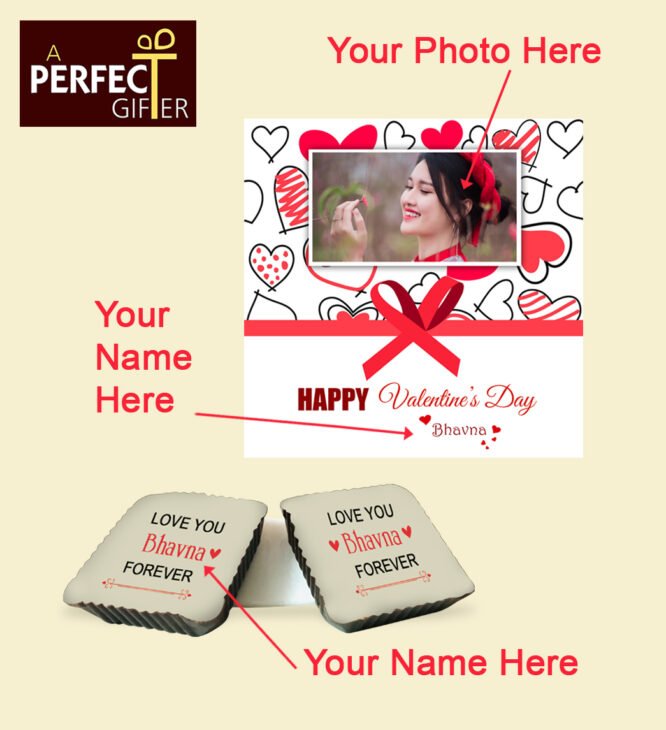Personalized I Love You Gift with Chocolates - Image 2