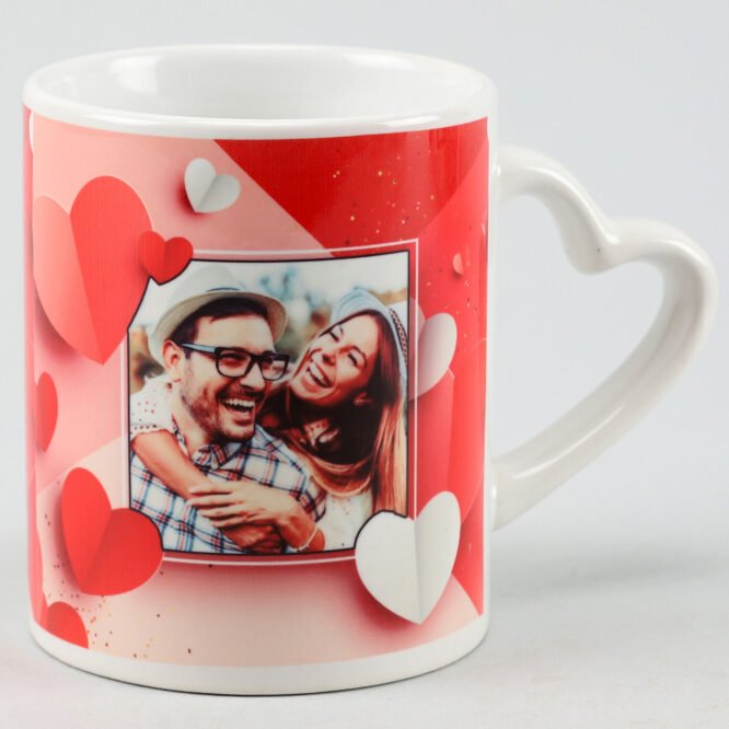 Personalised Heart Handle Mug - Image 2