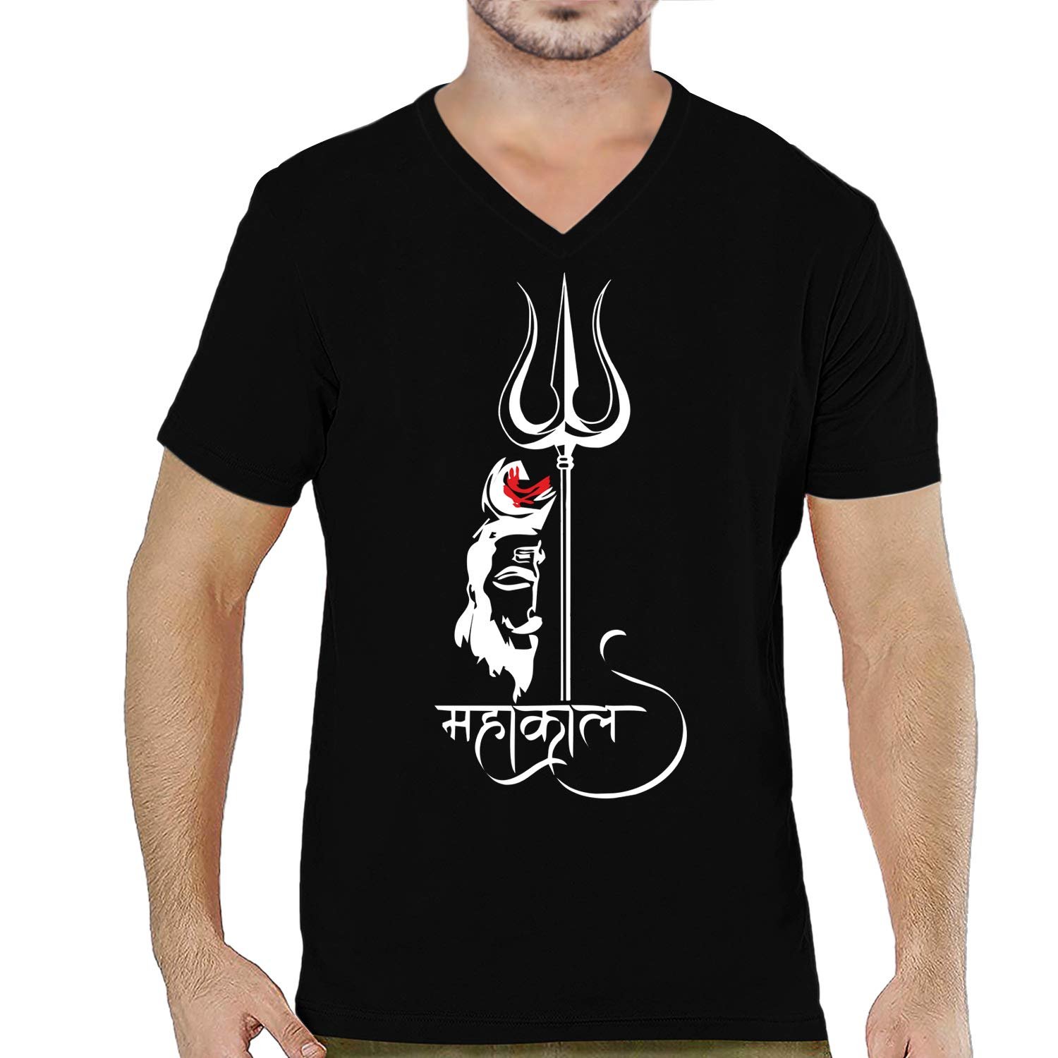 Mahakal printed t shirt outlet