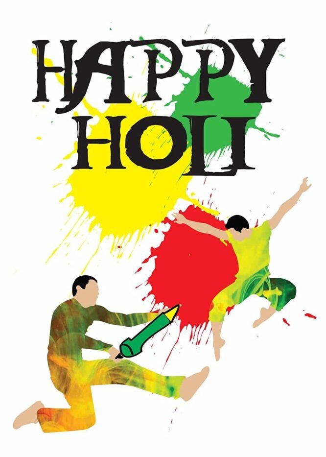 White Holi T Shirt. - Image 2