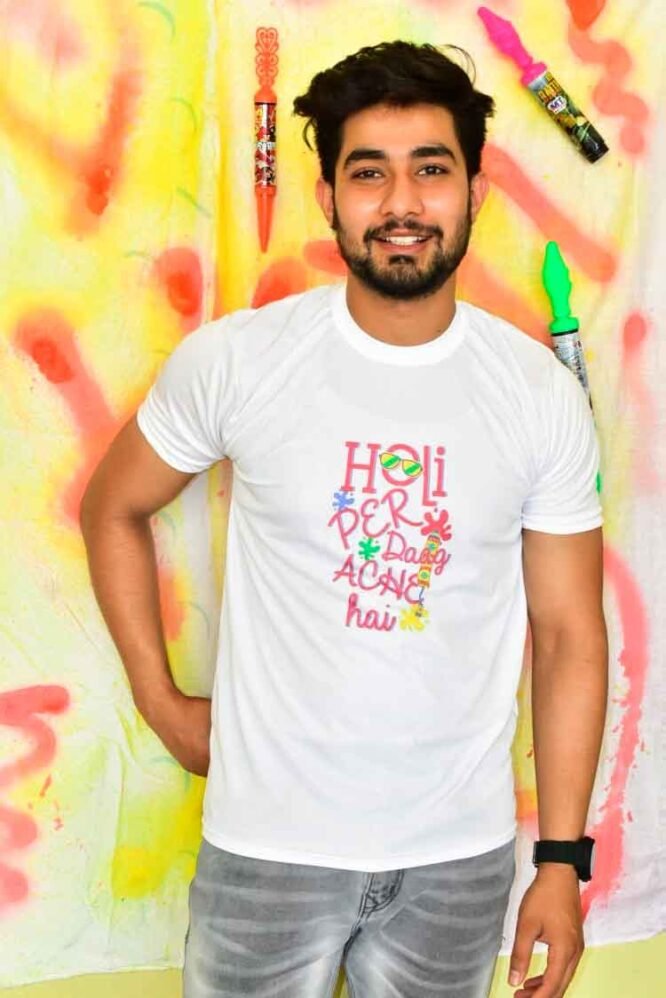 Printed Holi T-Shirt