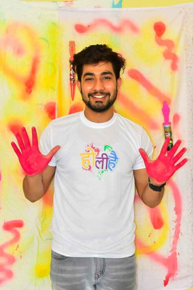 Printed Holi T-Shirt