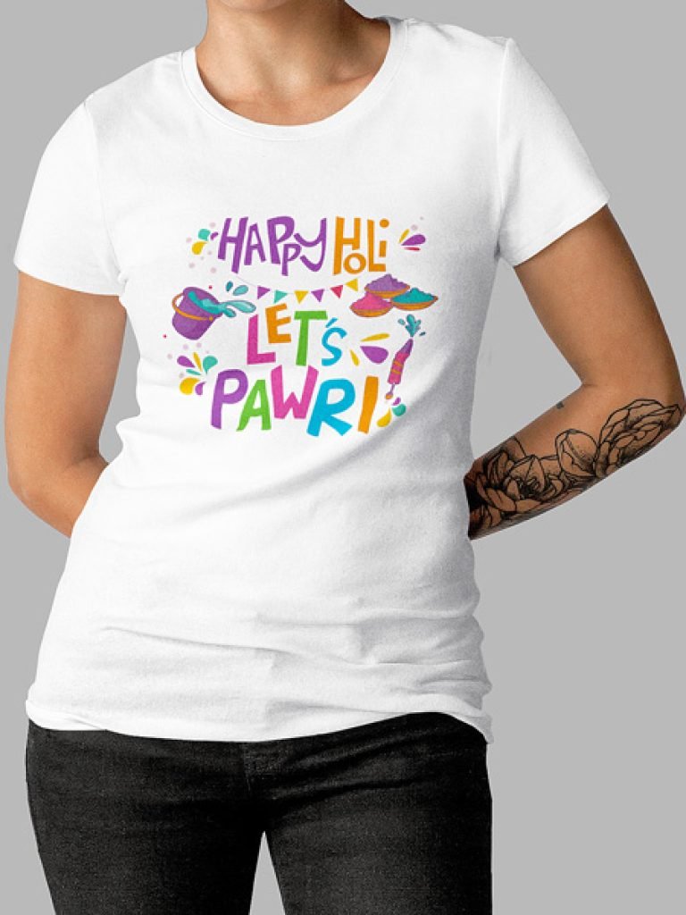 colourful holi t shirt for men’s and women’s - Image 4